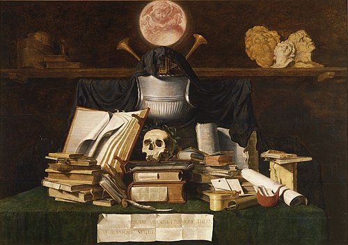 Vanitas Still Life, 1621, Jacob de Gheyn II