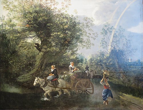 Crossing a Creek, 1669, Jan Siberechts
