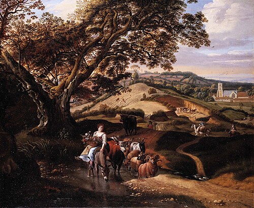 A Pastoral Landscape, 1684, Jan Siberechts