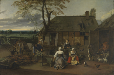 Cour de ferme, 1662, Jan Siberechts