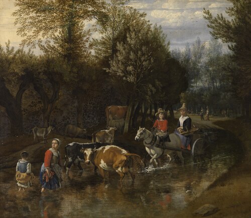 The Curious Cow, 1665, Jan Siberechts