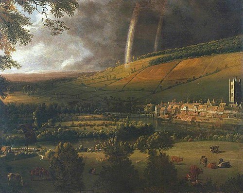 Landscape with Rainbow, Henley-on-Thames, 1690, Jan Siberechts