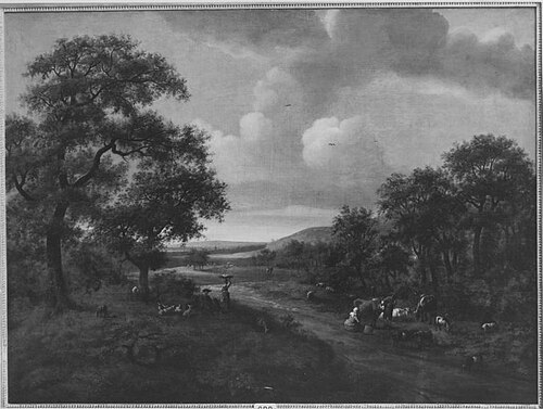 Wooded landscape, 1665, Jan Siberechts