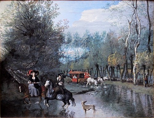 Cavalier et amazone, 1670, Jan Siberechts