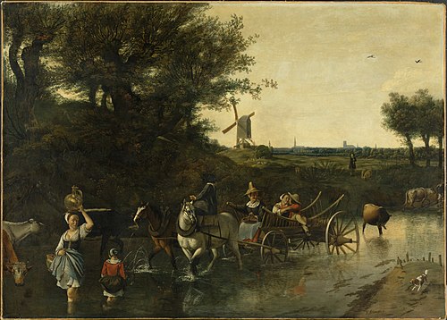 Crossing the Ford, 1665, Jan Siberechts