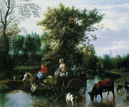 The Farm Cart, 1671, Jan Siberechts