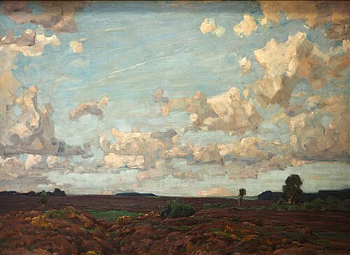 Abend auf der Heide, 1910, Wilhelm Feldmann