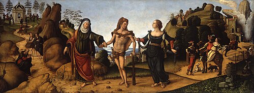 Hercules at a Crossroad, 1513, Niccolò Soggi