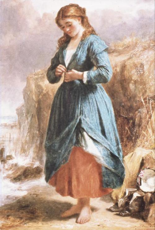 A Seaside Toilet, 1868, Thomas Faed