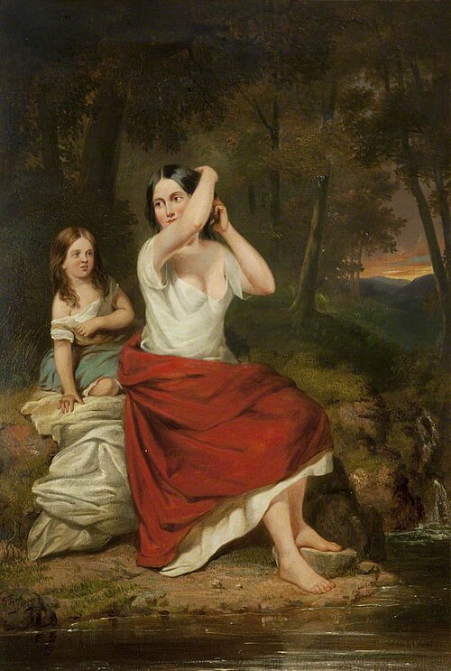 Molly's Toilet, 1855, Thomas Faed