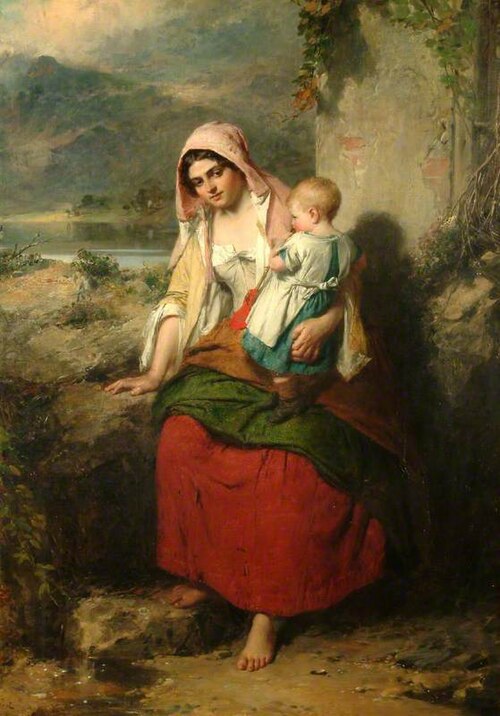 Taking Rest, 1858, Thomas Faed