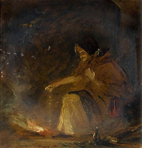 Meg Merilees, 1861, Thomas Faed
