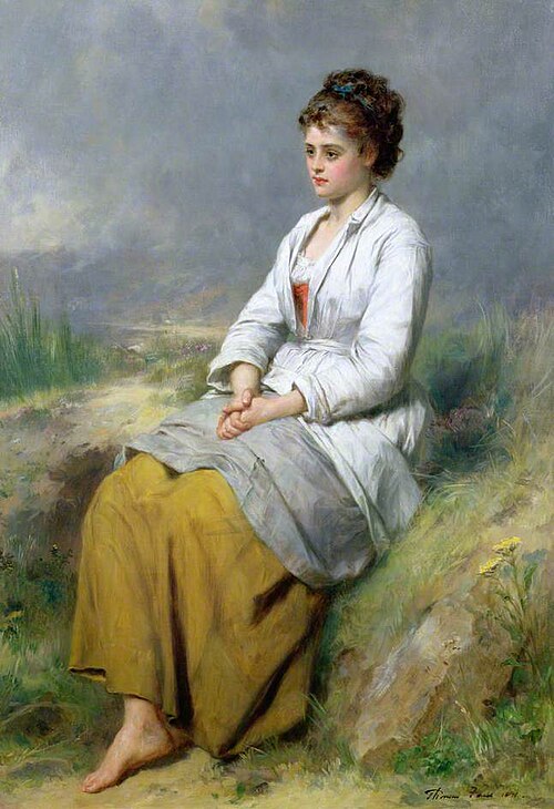 Highland Lassie, 1871, Thomas Faed