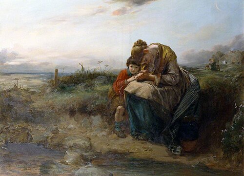The Waefu' Heart, 1882, Thomas Faed