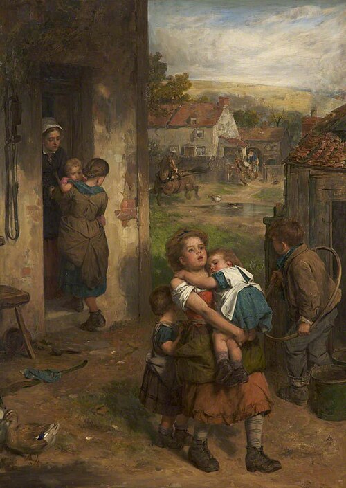 A Runaway Horse, 1876, Thomas Faed