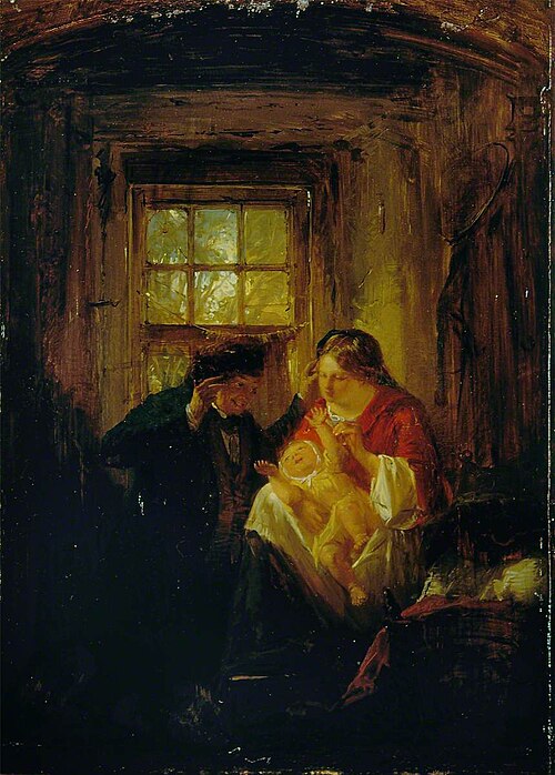 Maternal Joy, 1900, Thomas Faed