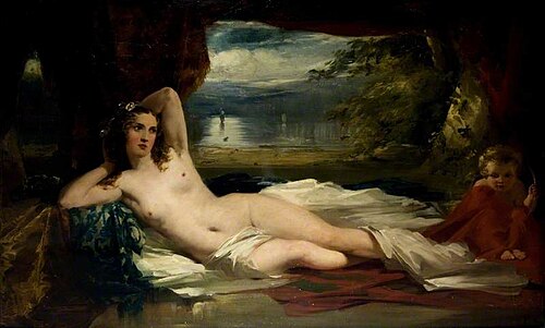 Venus and Cupid, , Thomas Faed