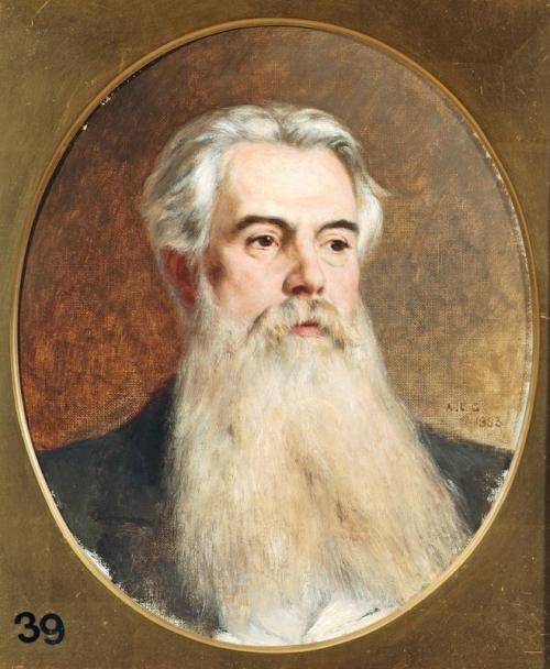 Thomas Woolner RA, 1883, Andrew Carrick Gow