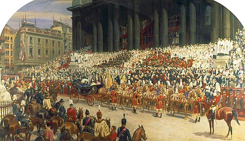Queen Victoria's Diamond Jubilee Service, 22 June 1897, 1898, Andrew Carrick Gow