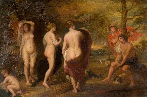 The Judgement of Paris (after Peter Paul Rubens), , Andrew Carrick Gow