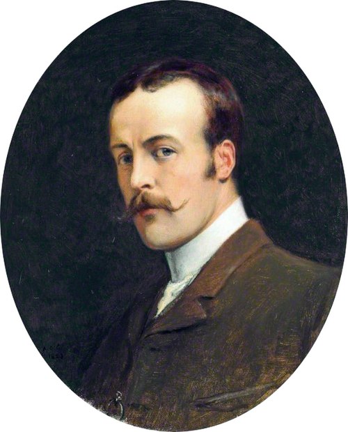 A self-portrait, 1883, Andrew Carrick Gow