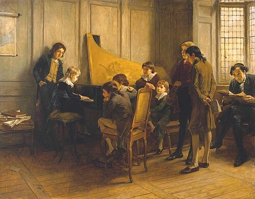 A Musical Story by Chopin, 1879, Andrew Carrick Gow