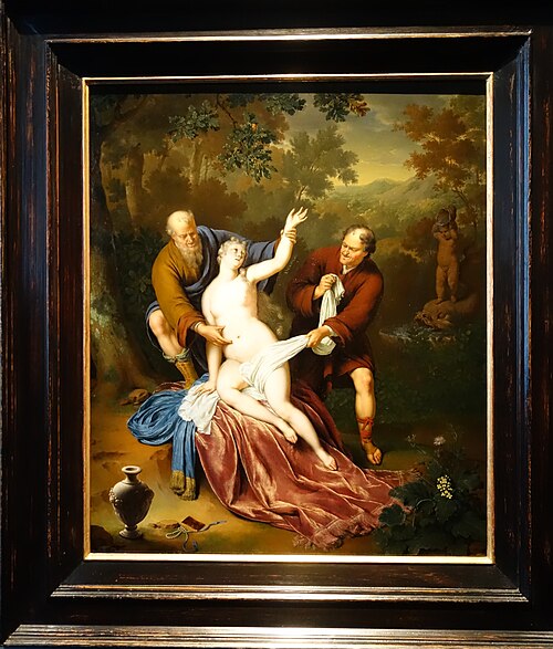 Suzanne et les vieillards, 1714, Willem van Mieris