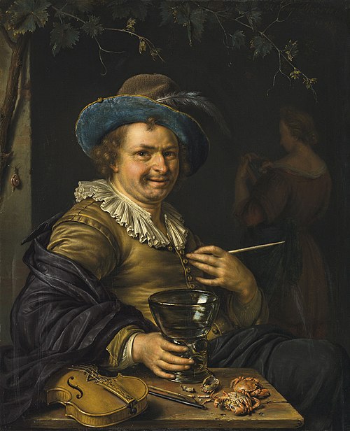 A Merry Toper, 1699, Willem van Mieris
