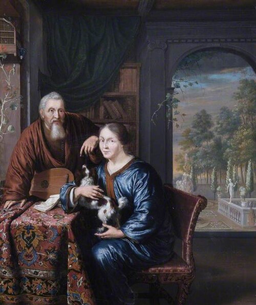 A Dutchman and His Wife, , Willem van Mieris