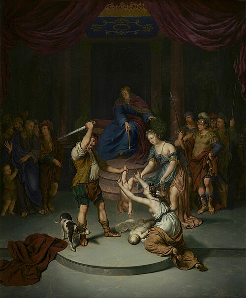 Le Jugement de Salomon, 1709, Willem van Mieris