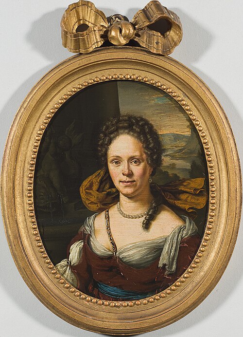Portrait of Christina Backer (1658–1734)?, 1688, Willem van Mieris