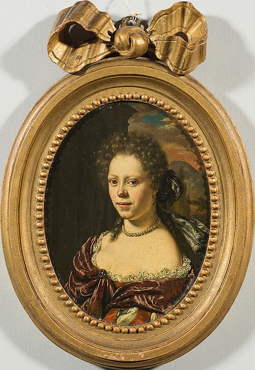 Portrait of Brigitta Catharina Backer (1670–1751), 1688, Willem van Mieris
