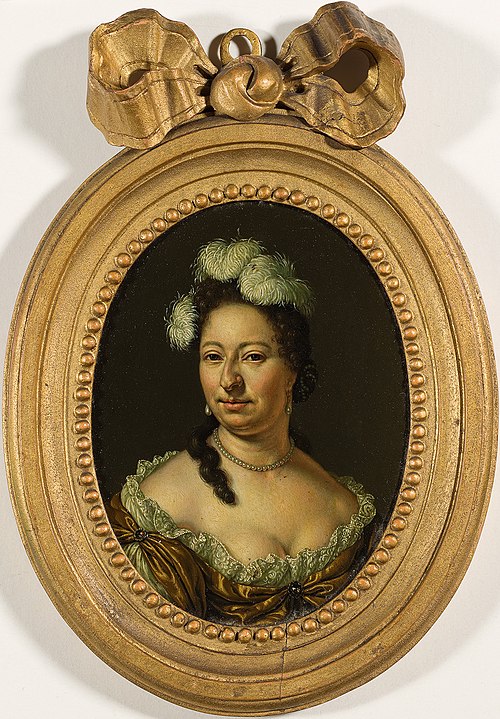 Portrait of Madalena de la Court (1662-1712), 1688, Willem van Mieris