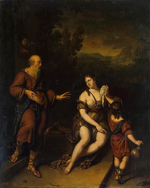 Banishment of Hagar and Ishmael, 1724, Willem van Mieris
