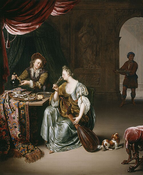 The neglected Lute, 1710, Willem van Mieris