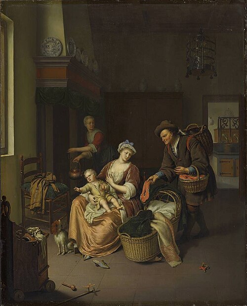 The Fish Seller, 1719, Willem van Mieris