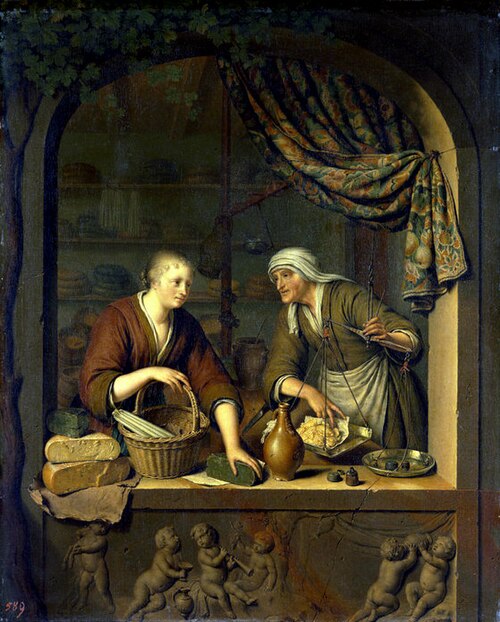 Der Käseladen (1705), 1705, Willem van Mieris
