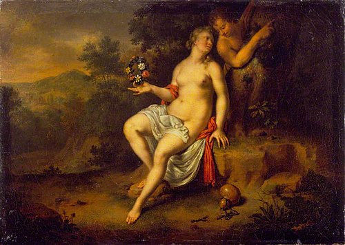 Paris and Oenone, 1698, Willem van Mieris