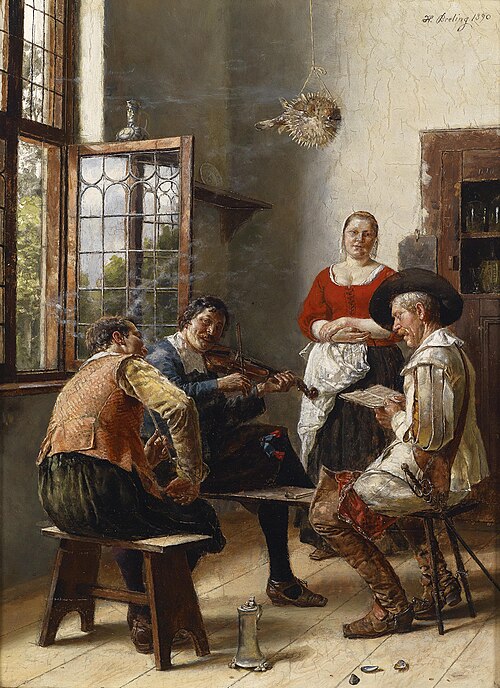 Musikalische Unterhaltung, 1890, Heinrich Breling
