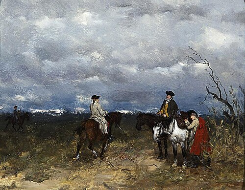 Equestrian, 1875, Heinrich Breling