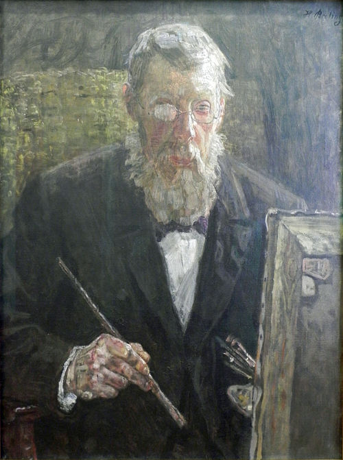 Selbstporträt, 1911, Heinrich Breling