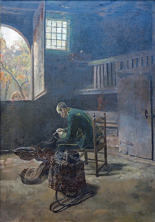 Sattelpflege auf Fischerhuder Diele, , Heinrich Breling