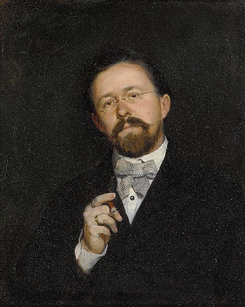Portrait of the artist Albin Mattenheimer, 1875, Heinrich Breling