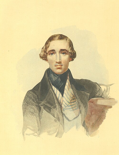 Portrait of Anton Ivanovich, 1838, Taras Shevchenko
