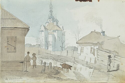 Церква Покрови в Переяславі, 1845, Taras Shevchenko