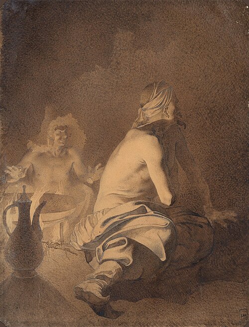 Казахи біля вогню, 1848, Taras Shevchenko