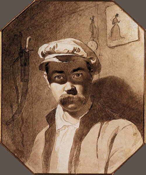 Self-portrait, 1848, Taras Shevchenko