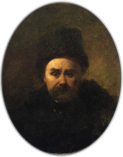 Self-Portrait, 1861, Taras Shevchenko