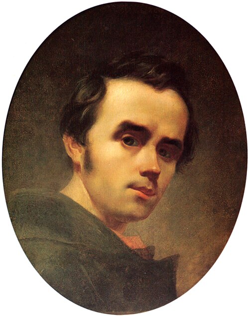 Self-portrait of Shevchenko (winter 1840/1841), 1841, Taras Shevchenko