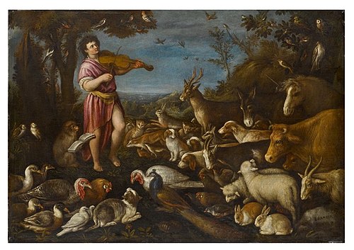 Orpheus Charming The Animals, , Leandro Bassano